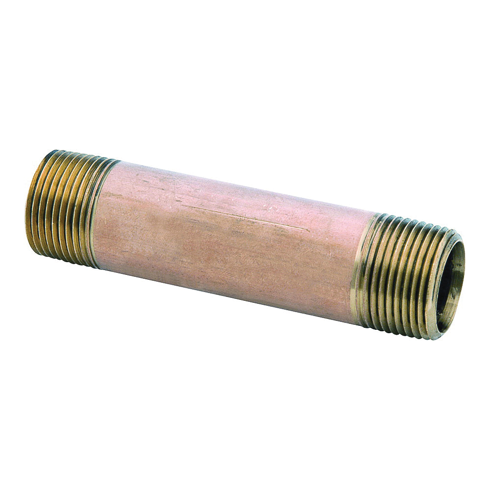 Anderson Metals 38300-0215 Pipe Nipple, 1/8 in, NPT, Brass, 370 psi Pressure, 1-1/2 in L