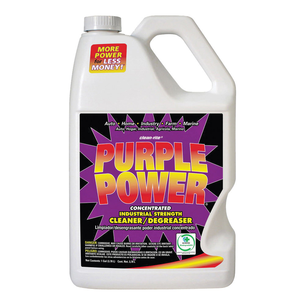 Purple Power 4320P Cleaner and Degreaser, 1 gal Bottle, Liquid, Characteristic
