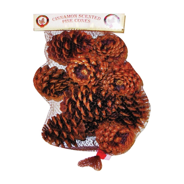 Hometown Holidays 70410-20 Christmas Specialty Decoration, Scented Pine Cone, Natural Wood/Cinnamon Oil, Brown