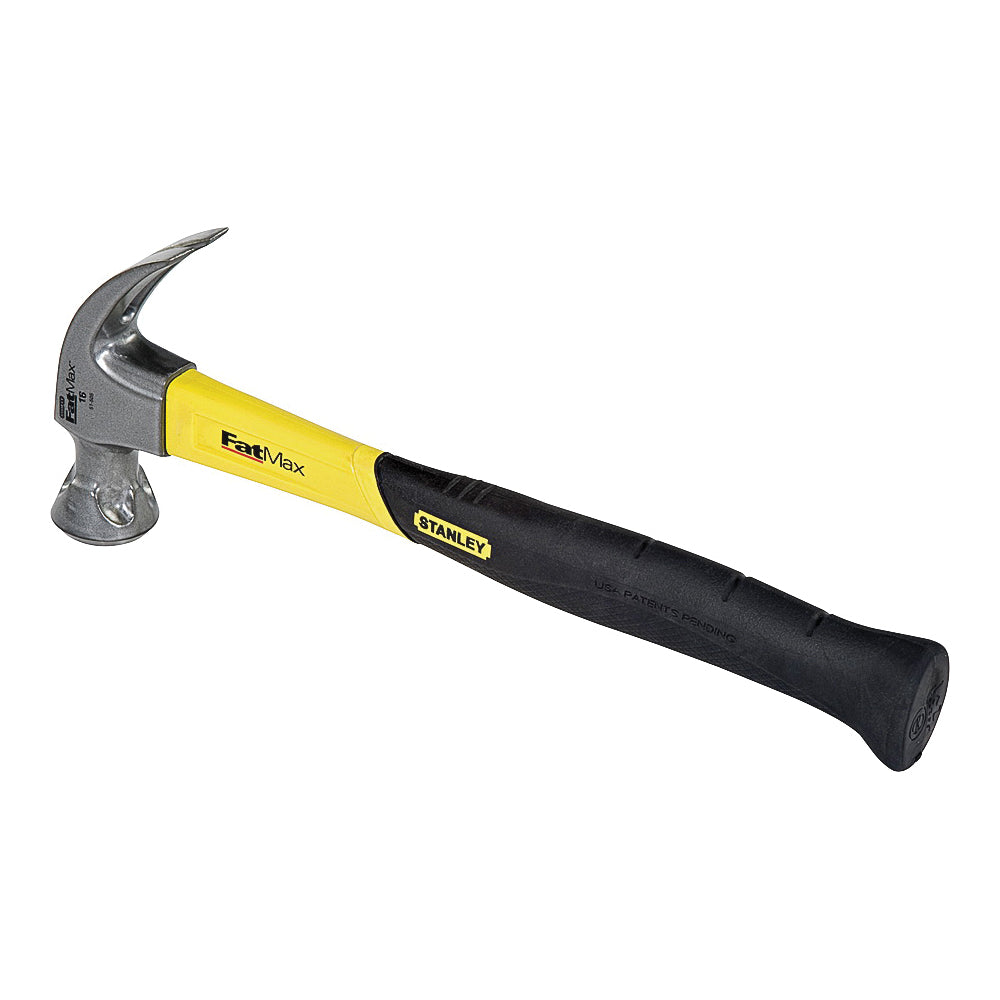 STANLEY 51-505 Graphite Nailing Hammer, 16 oz Head, Curved Claw Head, HCS Head, 13 in OAL