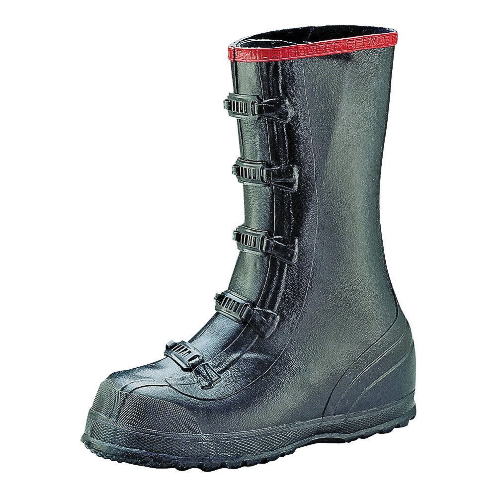 Servus T369-11 Over Shoe Boots, 11, Black, Buckle Closure, No