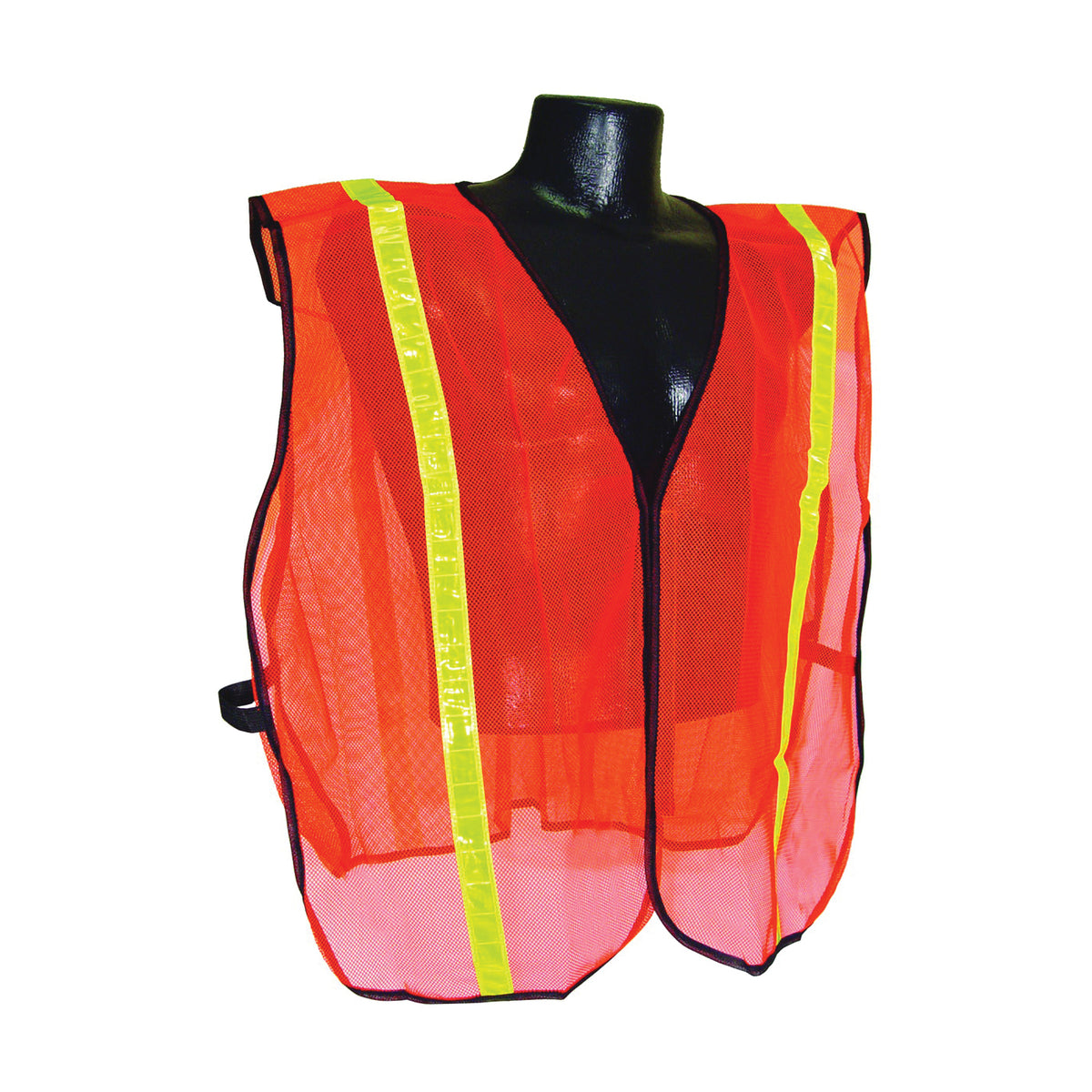 RADWEAR SVO1-S/XL Non-Rated Safety Vest, S/XL, Polyester, Green/Orange/Silver, Hook-and-Loop Closure