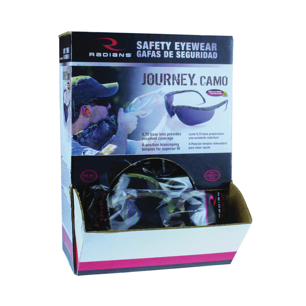 DeWALT JR4H20ID-GF12 Safety Glasses, Hard-Coated Lens, Realtree Camo Frame