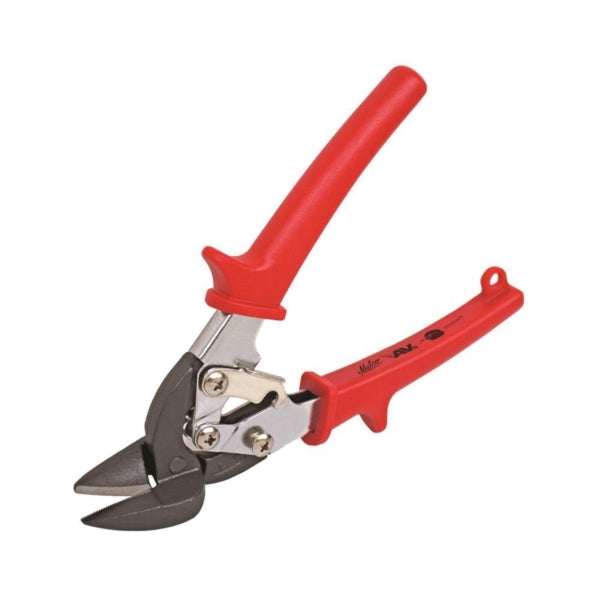 Malco AVsMini Series AVM6 EV Aviation Snip, Left Cut, Spring-Loaded Handle, Red Handle
