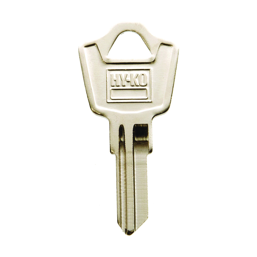 HY-KO 11010ES8 Key Blank, Brass, Nickel, For: ESP Vehicle Locks