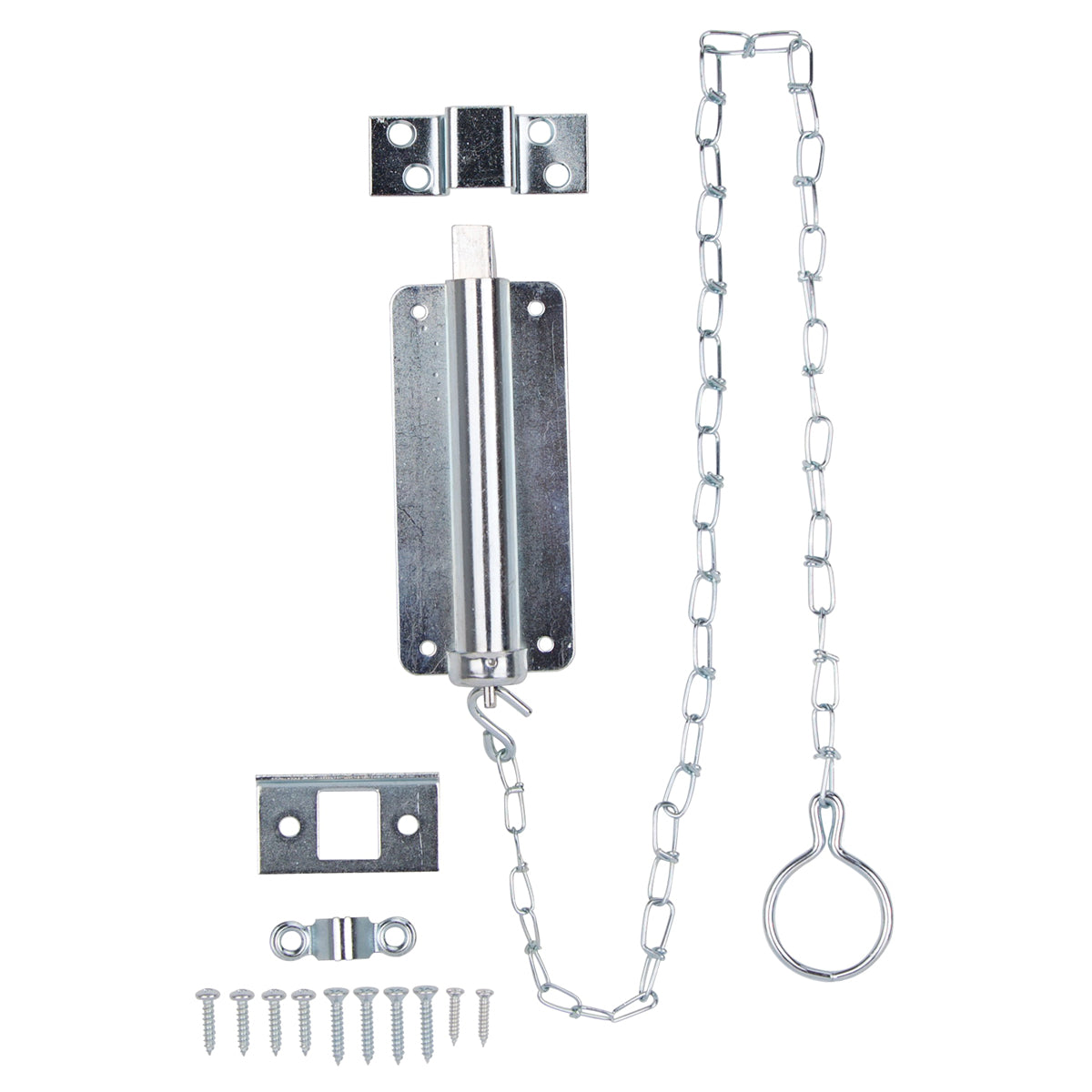 Prosource CL-188-6ZP-PS Chain Bolt, Steel, Zinc