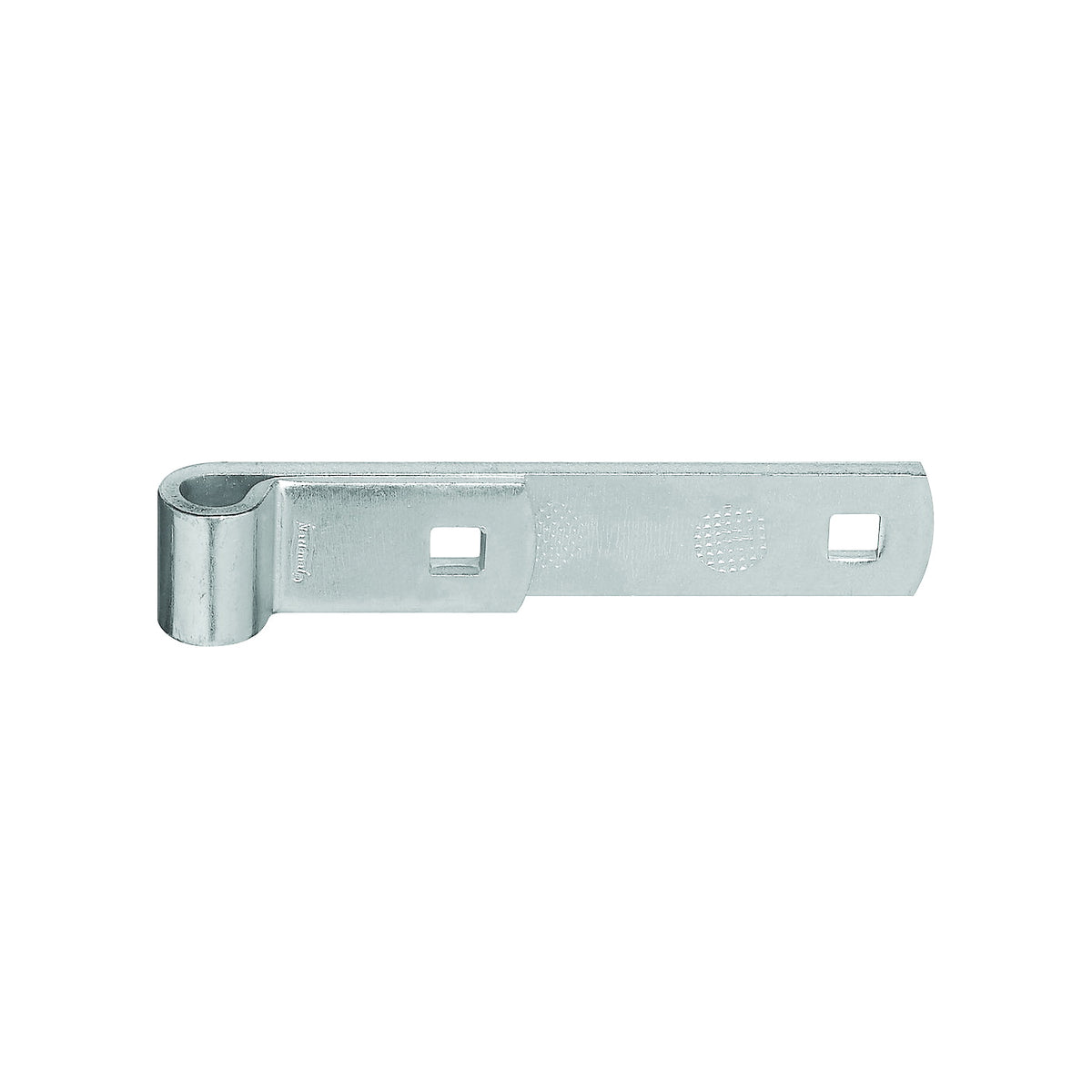 National Hardware N131-060 Strap Hinge, 0.19 in Thick Leaf, Steel, Zinc, 100 lb