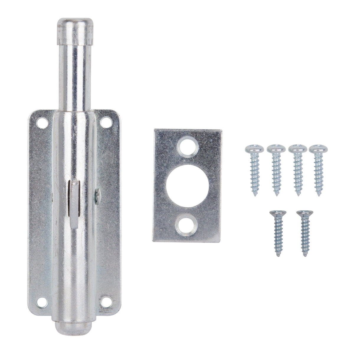 ProSource 33083ZCB-PS Foot Bolt, 9/16 in Bolt Head, 5 in L Bolt, Steel, Zinc