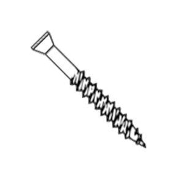 ProFIT 0289148 Screw, #6 Thread, 2-1/4 in L, Fine Thread, Trim Head, Square Drive, Sharp Point, Phosphate