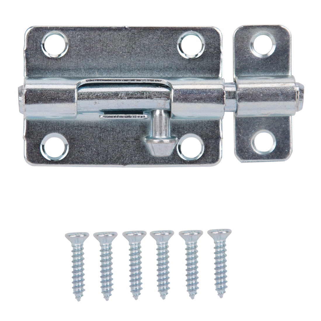 ProSource CL-203-PS Barrel Bolt, 0.31 Dia in Bolt Head, 3 in L Bolt, Steel, Zinc Plated