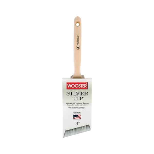 WOOSTER 5221-3 Paint Brush, 3 in W, 2-15/16 in L Bristle, Polyester Bristle, Sash Handle