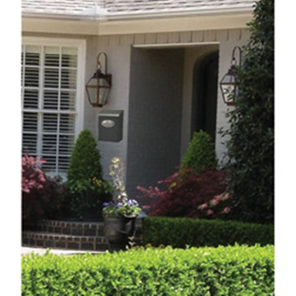 Gibraltar Mailboxes Designer Series DVKPBZ00 Mailbox, 440 cu-in Capacity, Galvanized Steel, Powder-Coated, 9.7 in W