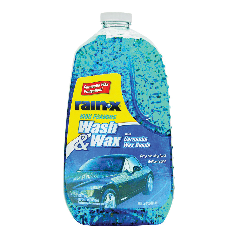 Rain-X 5077557 Wash and Wax, 64 oz, Liquid, Mild