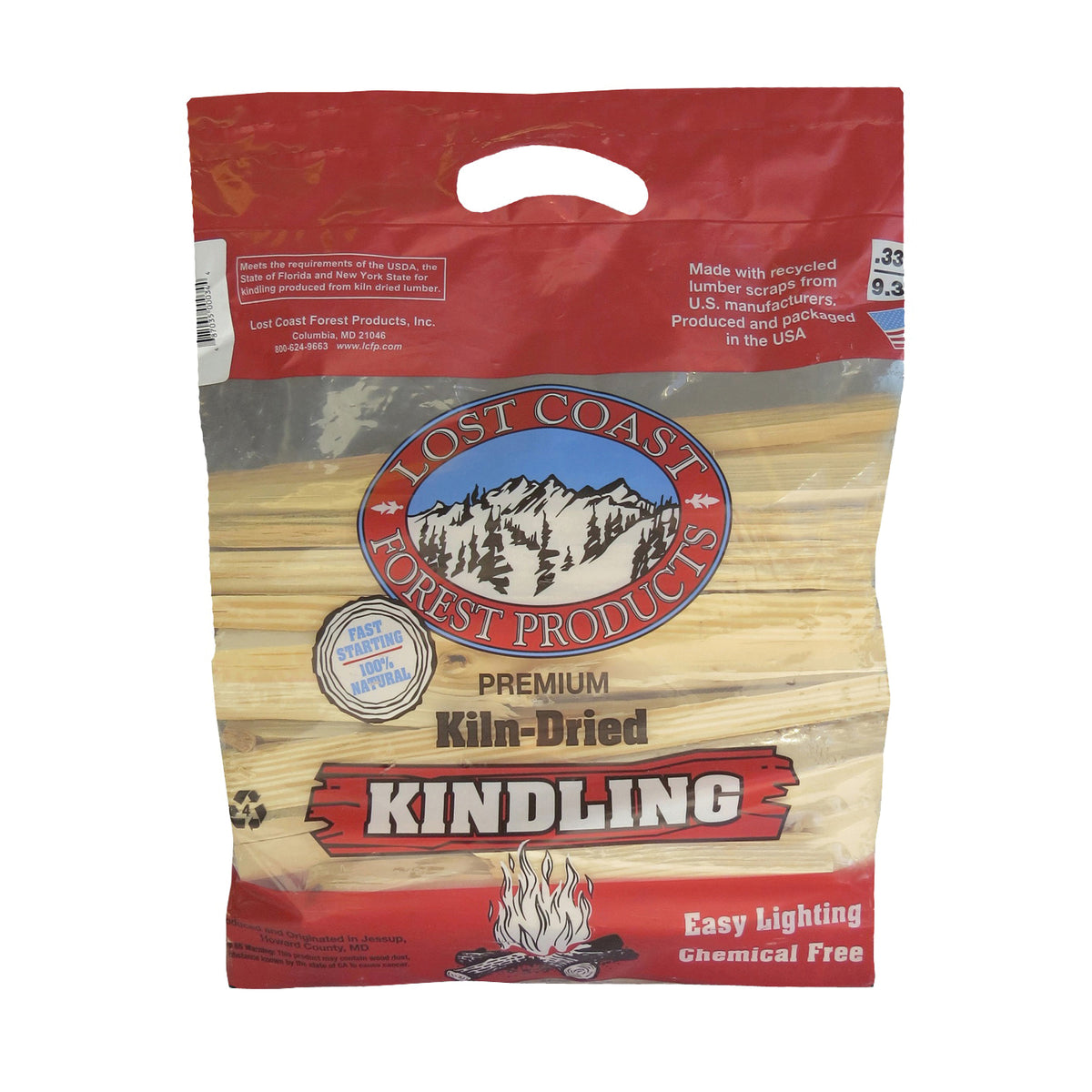 LOST COAST FOREST PRODUCTS 00033 Seasoned Kindling Bag