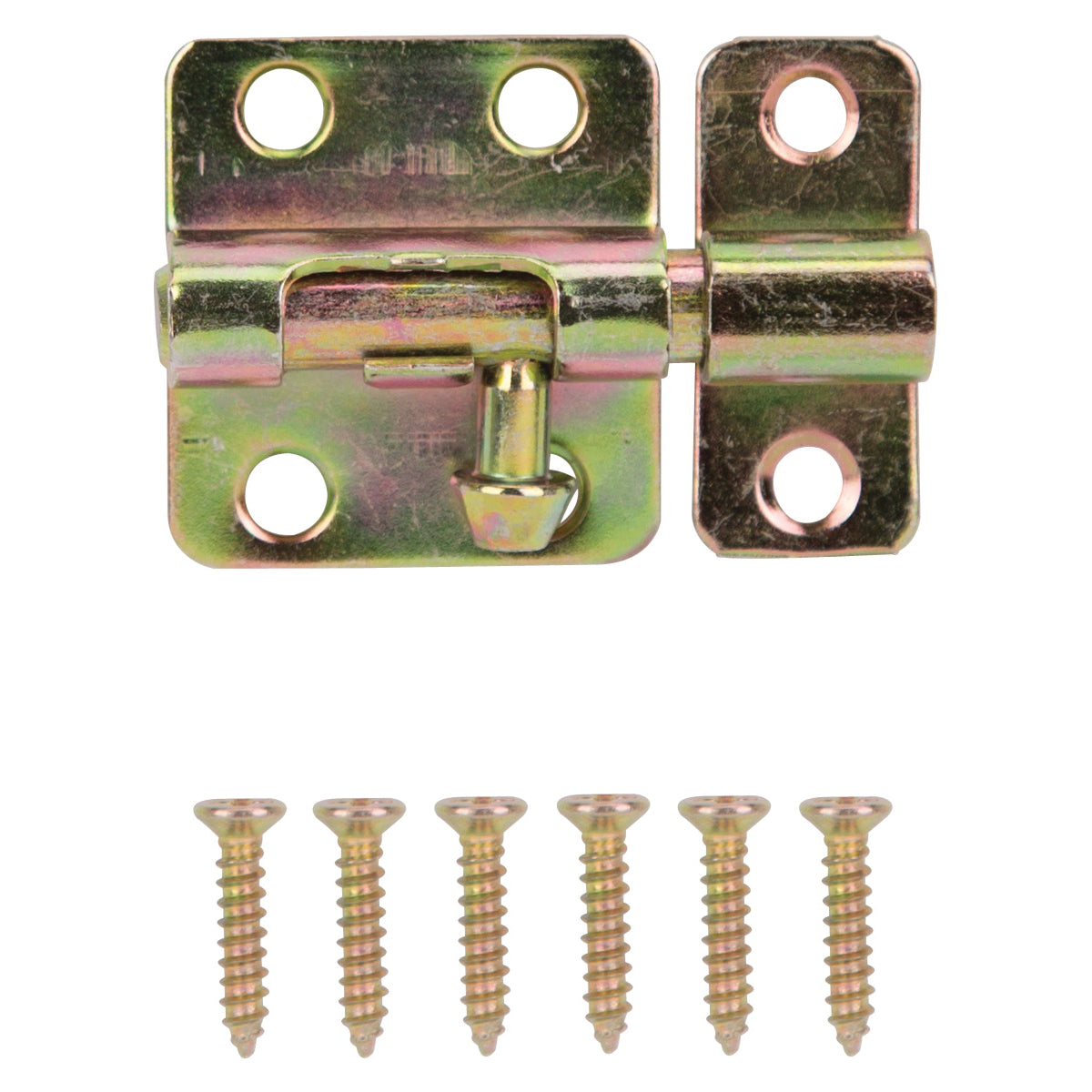 ProSource 20483CZB-PS Barrel Bolt, Steel, Satin Brass