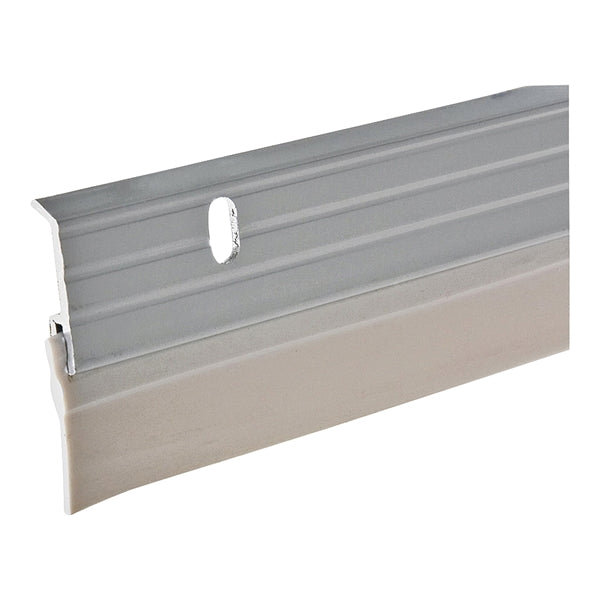 Frost King W59/36H Door Sweep, 36 in L, 1-5/8 in W, Aluminum Flange, Vinyl Insert
