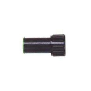 Raindrip R303CT Compression Hose End Plug, 1/2 in, ABS, Black