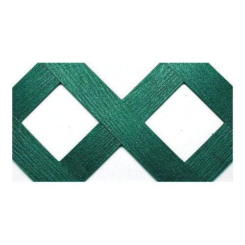 UPF 79910 Classic Lattice, 8 ft L, 4 ft H, Diamond Mesh, 2-3/4 in Mesh, Plastic, Green