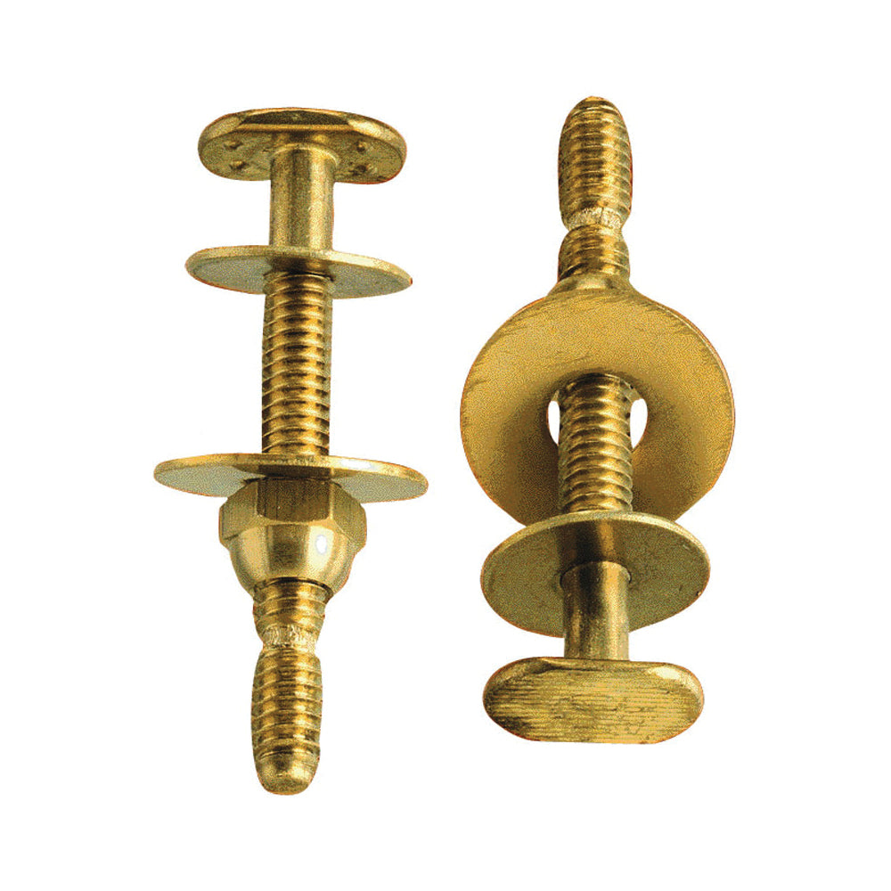 Plumb Pak PP830-49 Bolt Set, Snap-Off, Brass