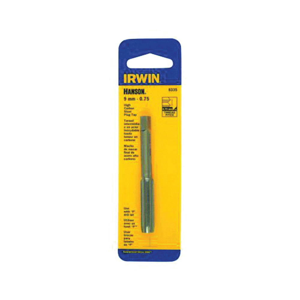 IRWIN 8338 Thread Tap, 10 mm- 1 Thread, Plug Tap Thread, 4-Flute, HCS