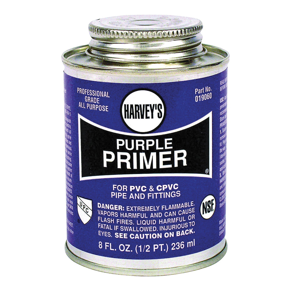 Harvey 019060-24 All-Purpose Professional-Grade Primer, Liquid, Purple, 8 oz Can