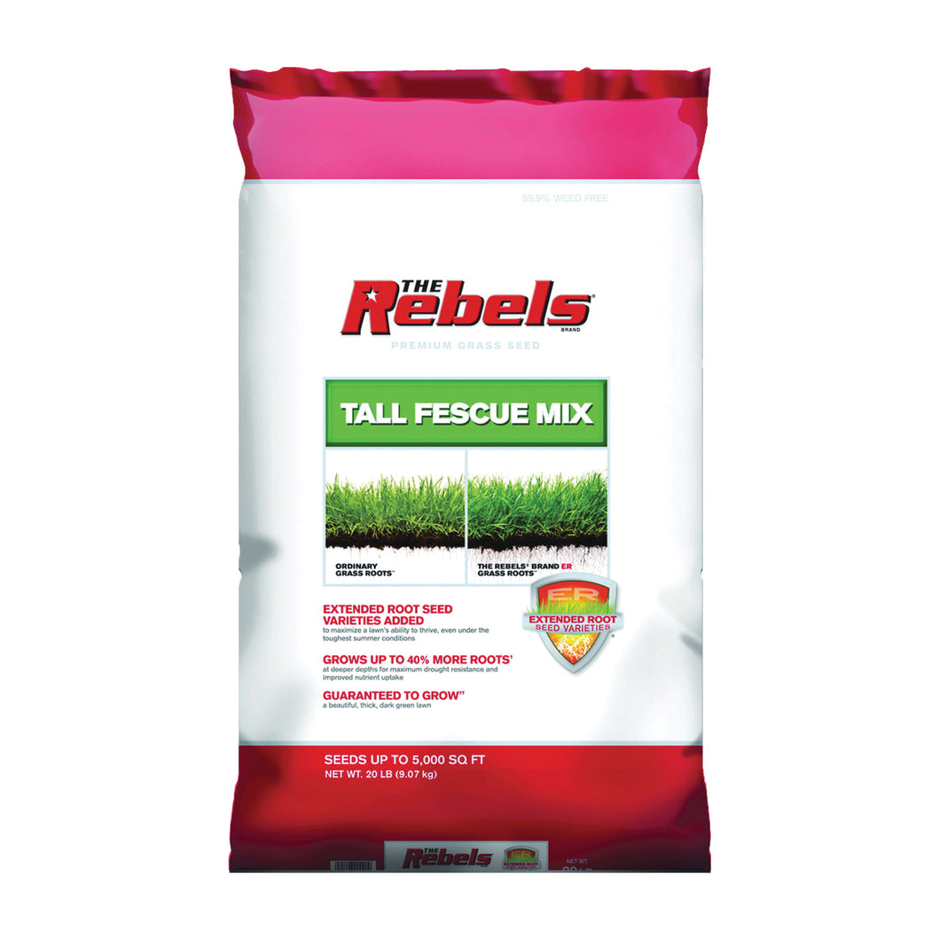 The Rebels 100526883 Grass Seed, 20 lb Bag