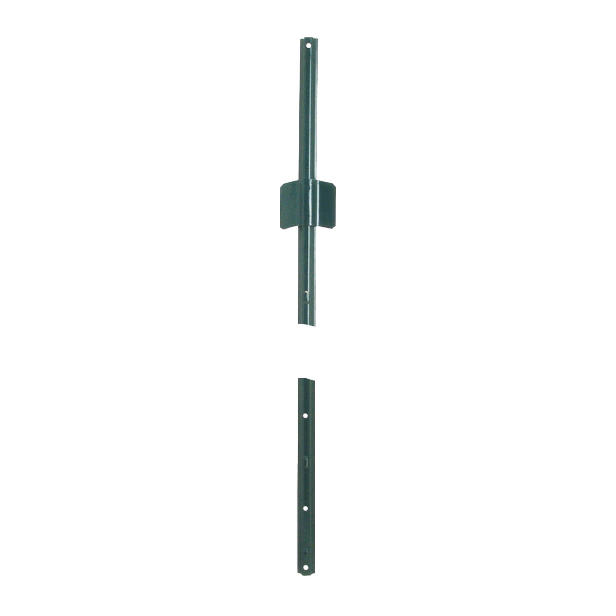 Jackson Wire 14025945 U-Post, 4 ft H, Steel, Green, Plain