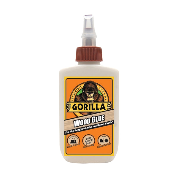 Gorilla 6202003 Wood Glue, Light Tan, 4 oz Bottle