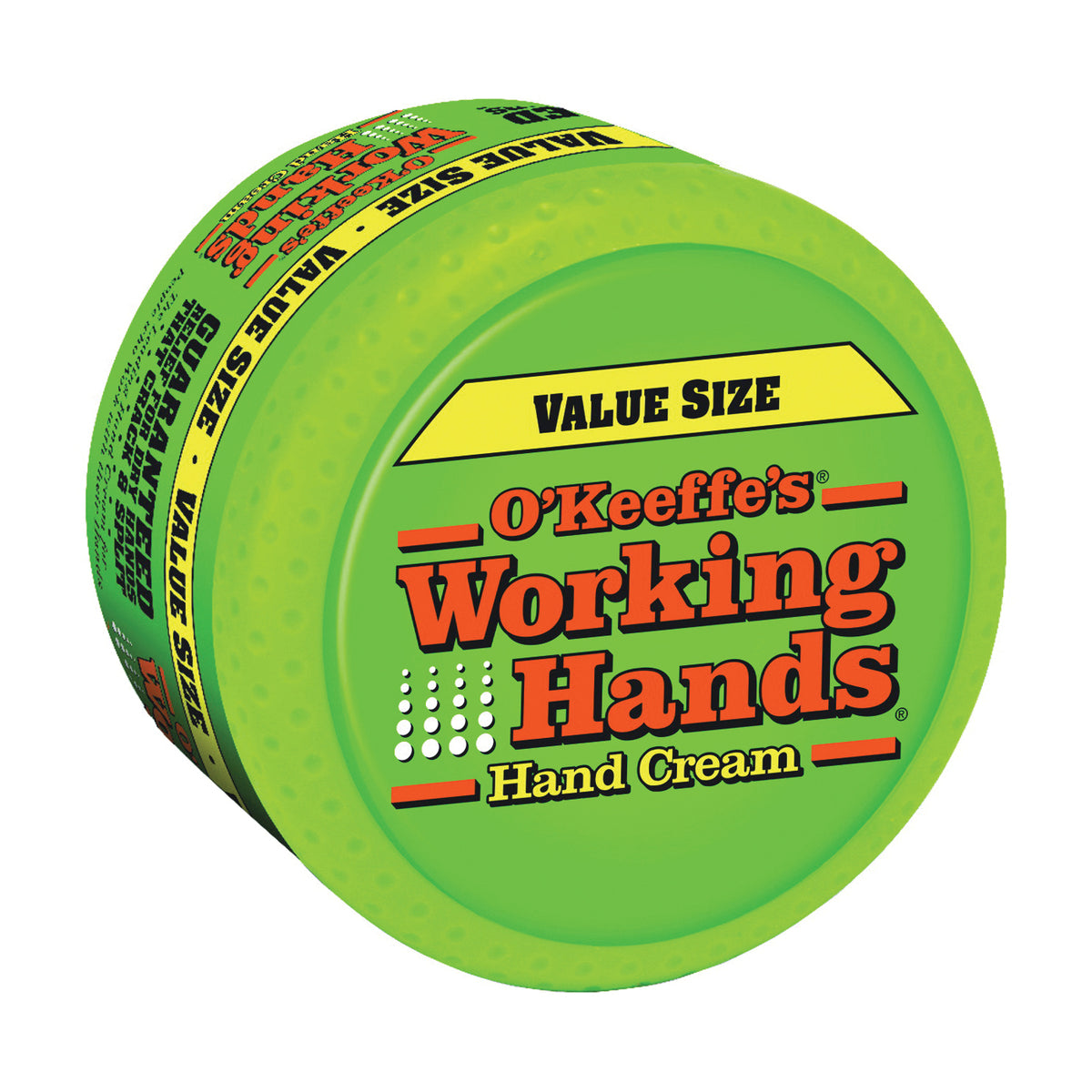 O'KEEFFE'S Working Hands K0680001 Hand Cream, Mild Stearic Acid, 6.8 oz Jar
