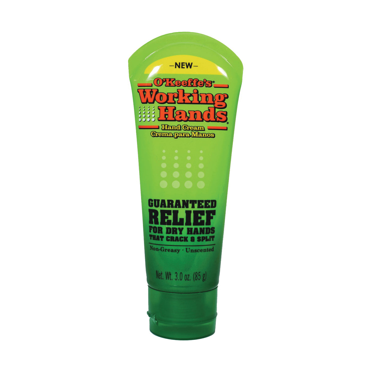 O'KEEFFE'S Working Hands K0290001 Hand Cream, Mild Stearic Acid, 3 oz Tube
