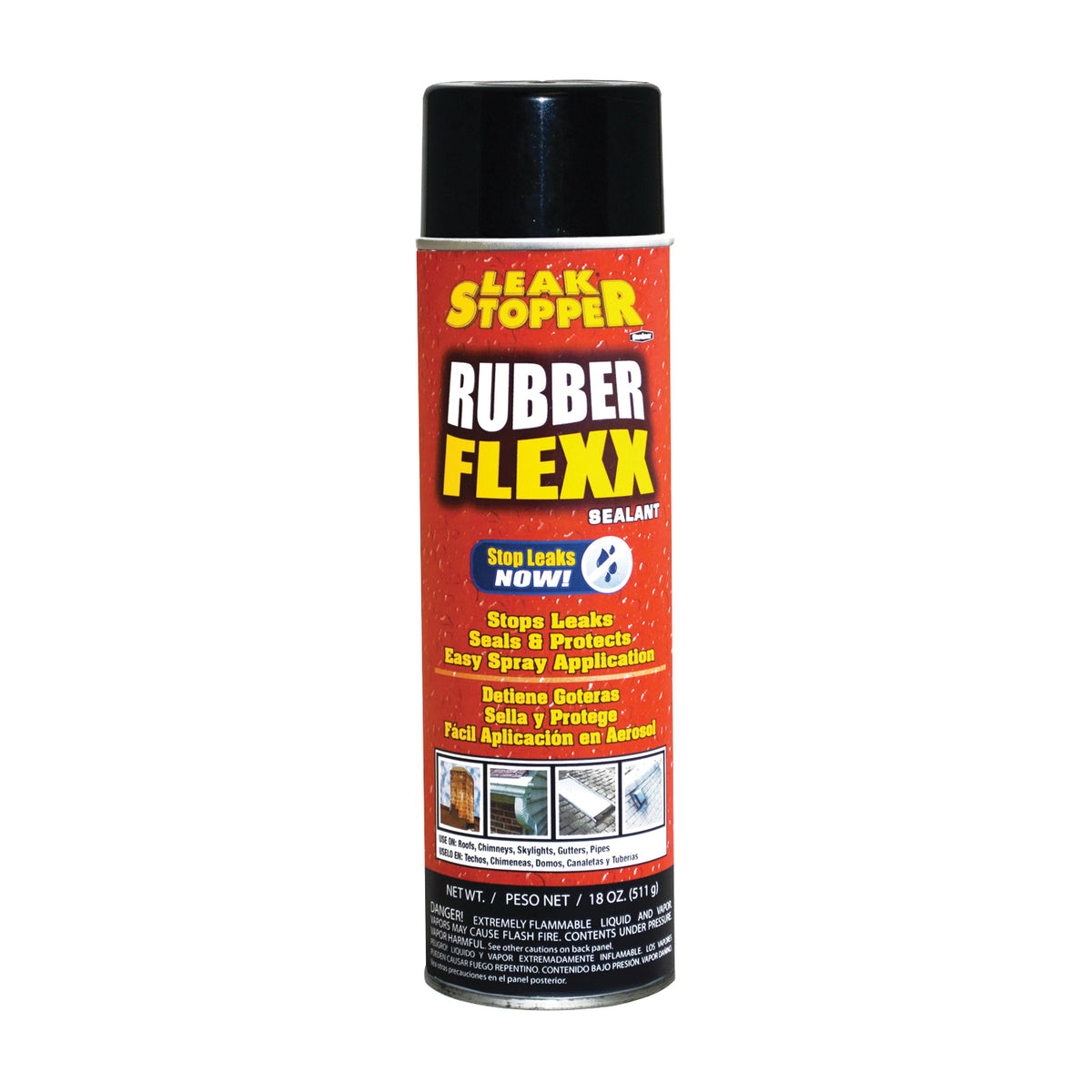 Gardner LEAK STOPPER 0316-GA Spray Sealant, Black, 18 oz Aerosol Can