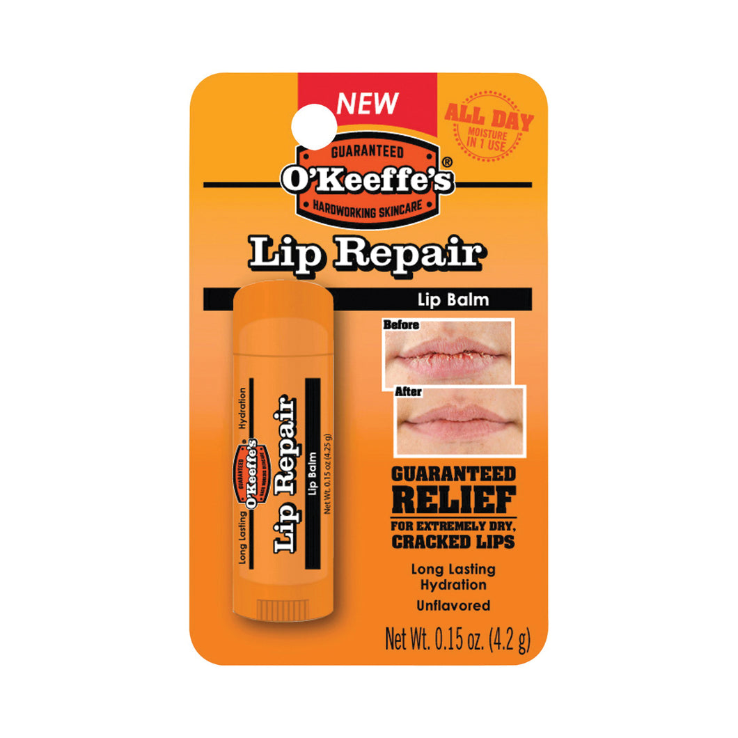 O'KEEFFE'S Lip Repair K0700108 Lip Balm, 0.15 oz