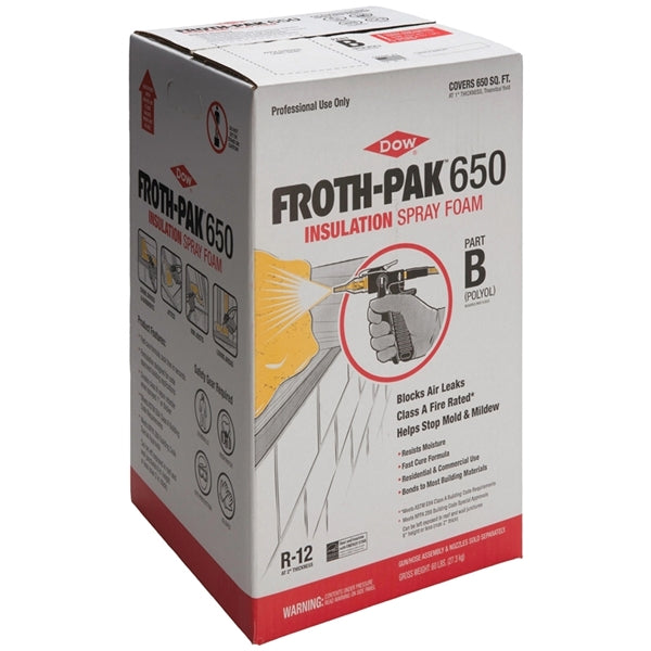 Dow FROTH-PAK 11096259 Foam Insulation, Cream