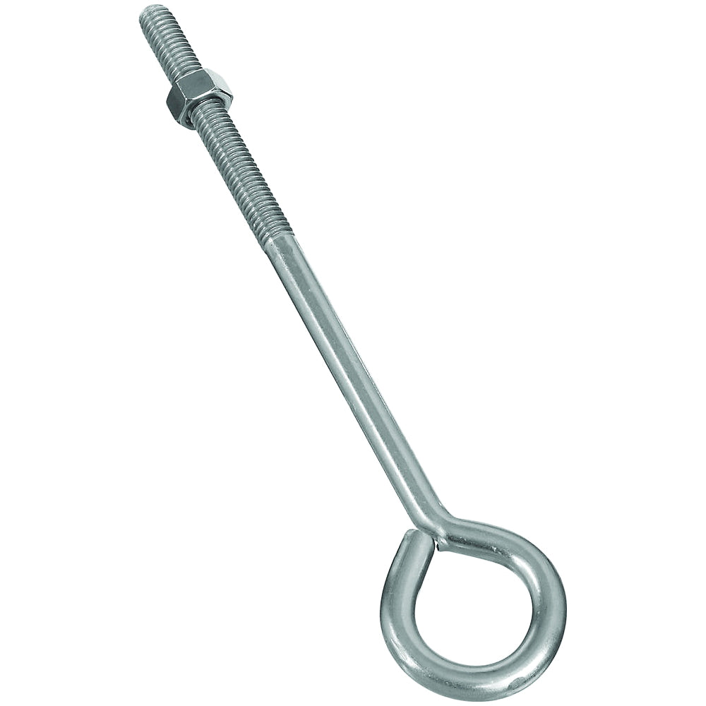 National Hardware N221-671 Eye Bolt, 3/8-16 Thread, 3 in L Thread, 1 in ID Dia Eye, 6.35 in L Shank, 160 lb Working Load