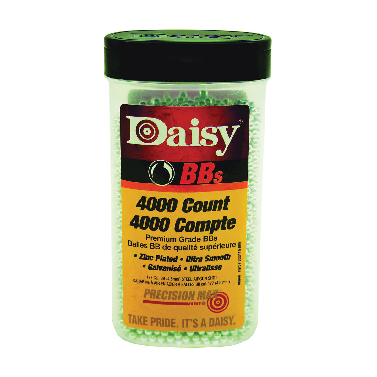 Daisy 40 Airgun Shot, Ultra Smooth, Steel, Zinc