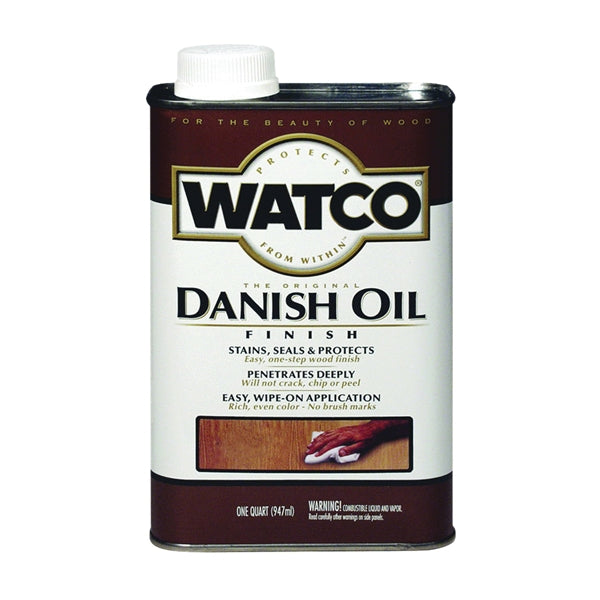WATCO 65141 Danish Oil, Golden Oak, Liquid, 1 qt, Can
