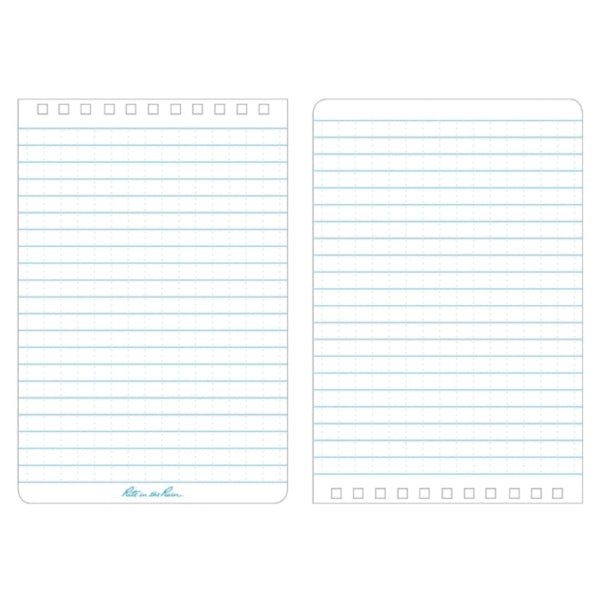 Rite in the Rain 146 Pocket Notebook, 4 x 6 in Sheet, 50-Sheet, White Sheet, Top Spiral Binding
