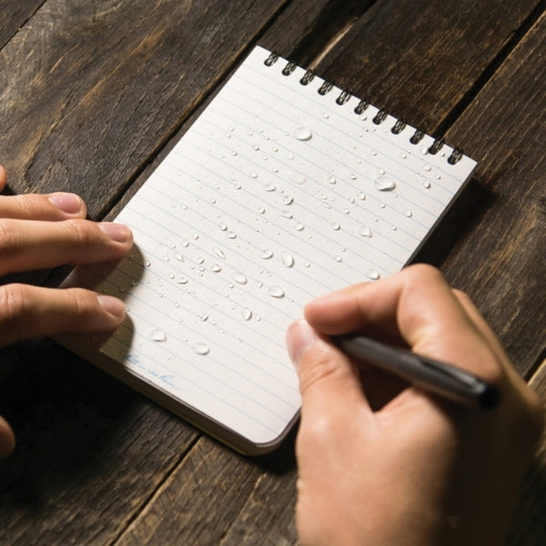 Rite in the Rain 146 Pocket Notebook, 4 x 6 in Sheet, 50-Sheet, White Sheet, Top Spiral Binding