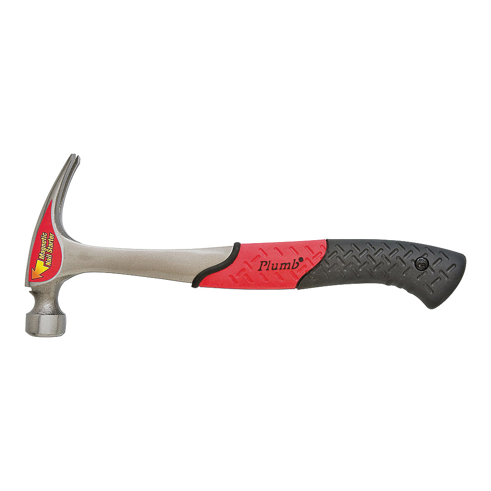 Plumb Pak SS22RN/SS22R Hammer, 22 oz Head, Premium, Rip, Claw Head, Steel Head, 15-7/8 in OAL