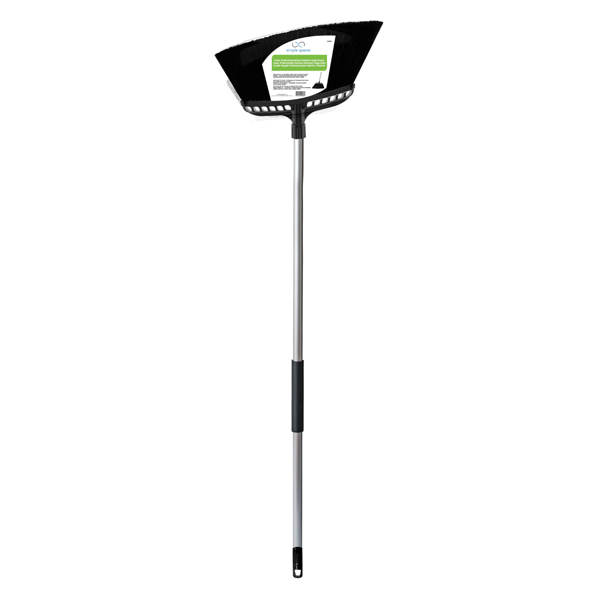 Simple Spaces 2032 Angle Broom, 11 in Sweep Face, Polypropylene Bristle, Steel Handle