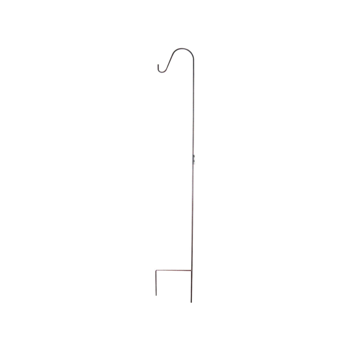 Landscapers Select GB-3090-1 Shepherd Hook, 12 in L, 84 in H, Steel, Hammertone Bronze, Matte, Hanging Mounting