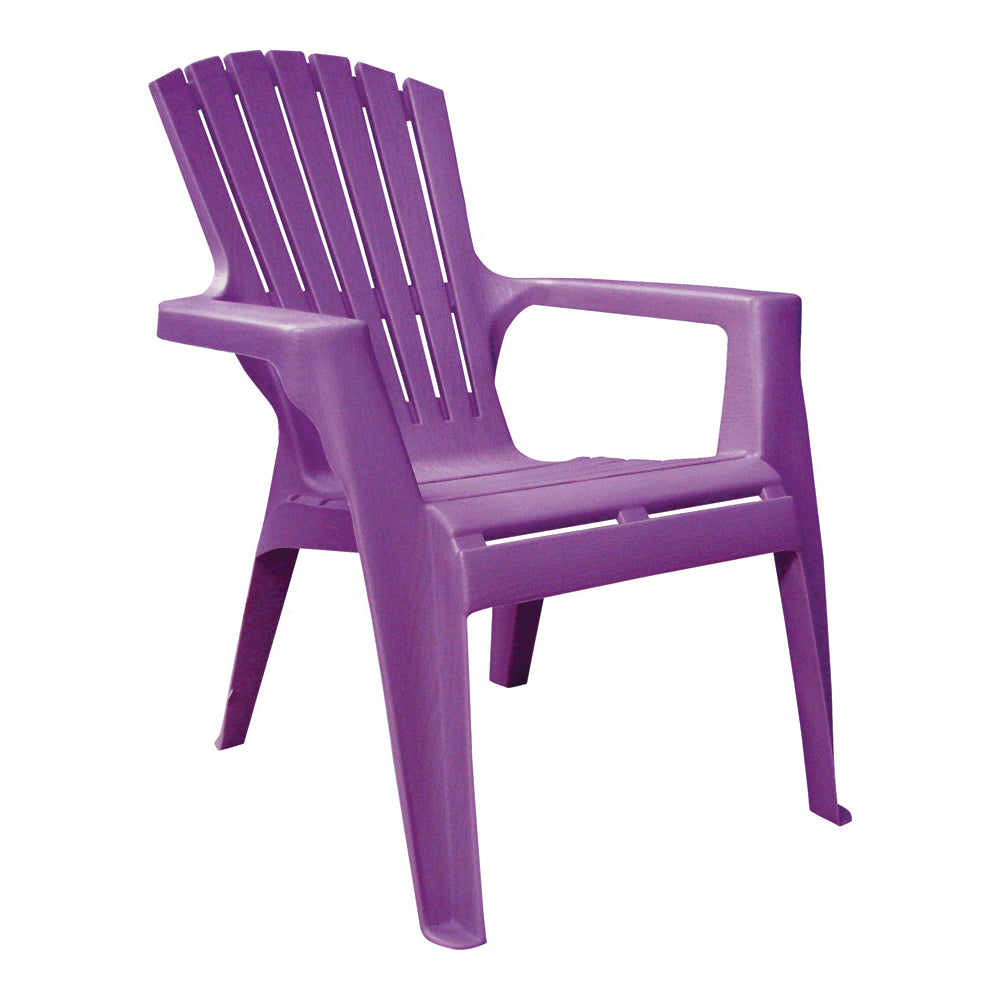 Adams 8460-12-3931 Kids Adirondack Chair, 18-1/4 in W, 23 in D, 23-3/4 in H, Polypropylene Frame
