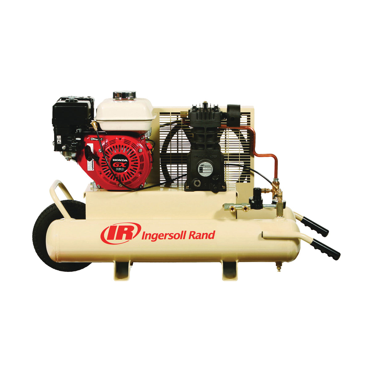 Ingersoll Rand SS3J5.5GH-WB Small Portable Air Compressor, 8 gal Tank, 5 hp, 135 psi Pressure, 1-Stage, 11 cfm Air