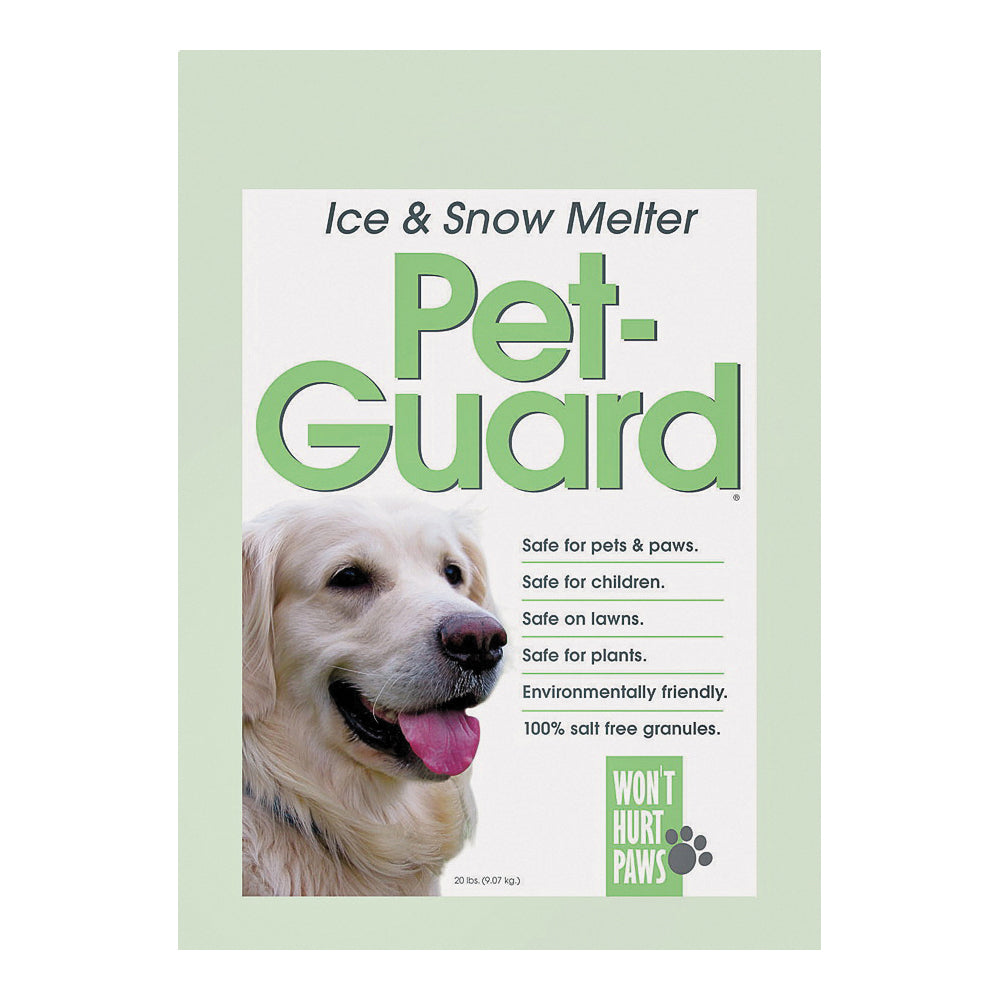 HJ Pet-Guard 9597 Ice Melter, Granular, Green, 20 lb Bag