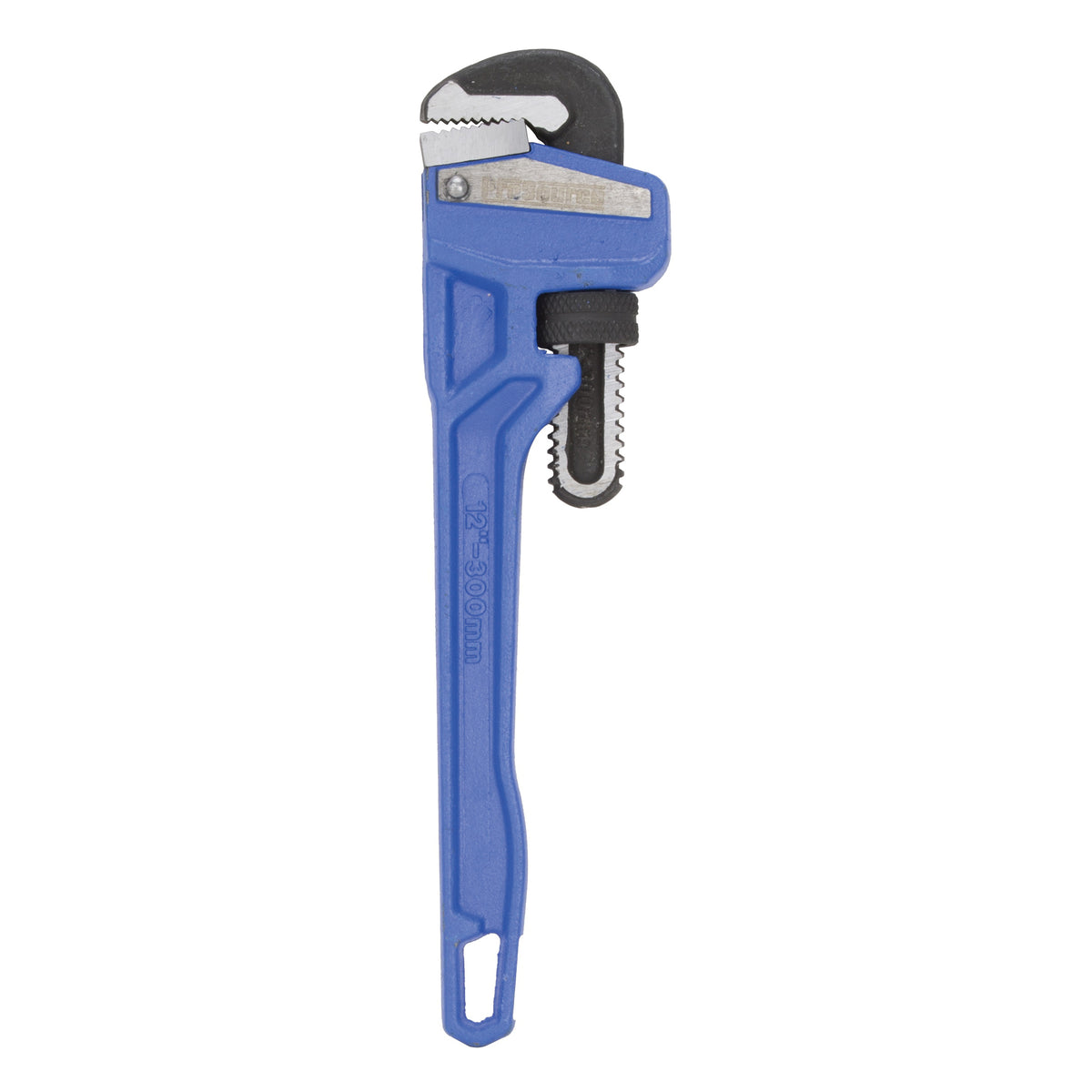 Vulcan JL40112 Pipe Wrench, 32 mm Jaw, 12 in L, Serrated Jaw, Die-Cast Carbon Steel, Powder-Coated, Heavy-Duty Handle