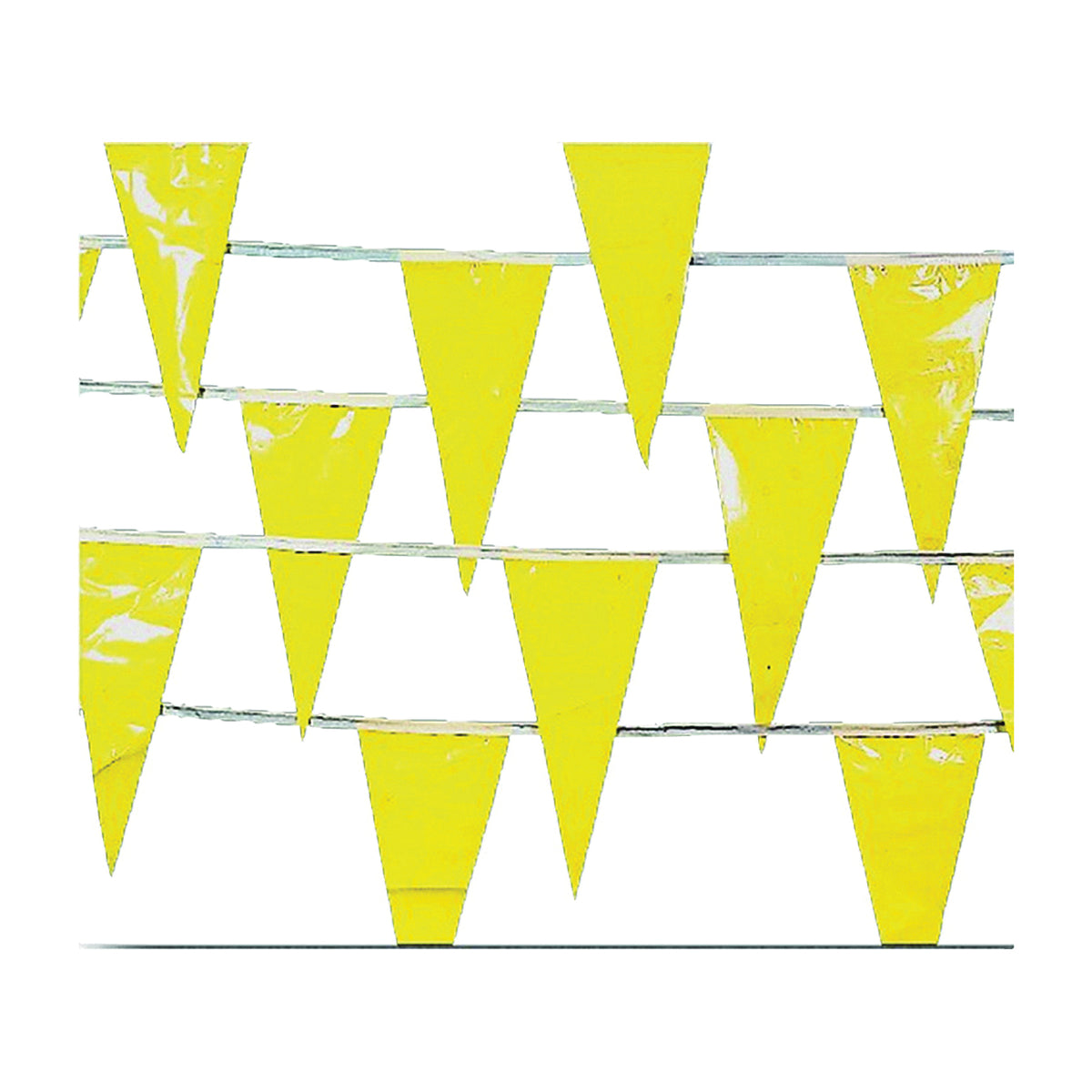 MUTUAL INDUSTRIES 15903-41 Perimeter Marker, 105 ft L, 12 in W, Yellow, HDPE