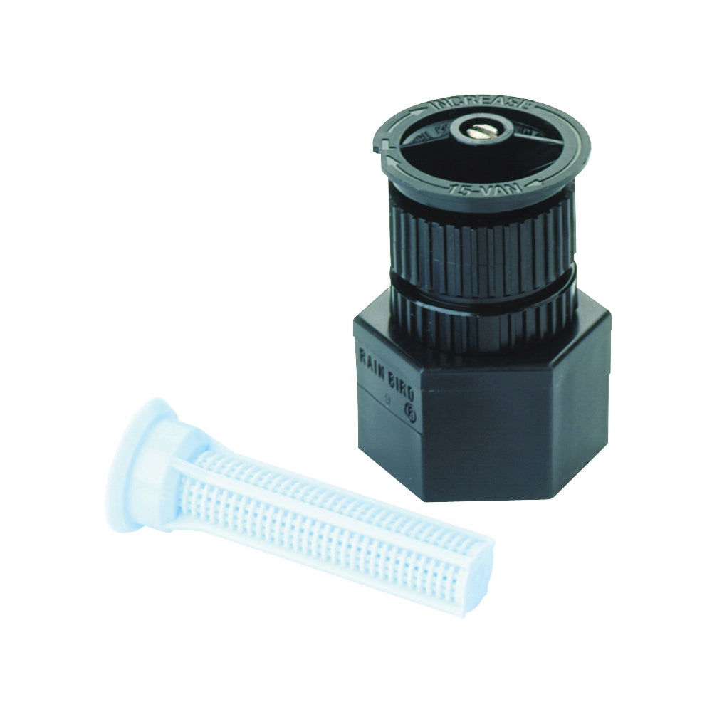 Rain Bird A17AP Shrubbery Spray Nozzle, 1/2 in Connection, FNPT, 15 ft, Plastic