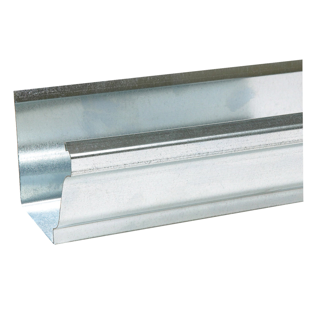 Amerimax 2800700120 Rain Gutter, 10 ft L, 5 in W, 30 Thick Material, Galvanized Steel
