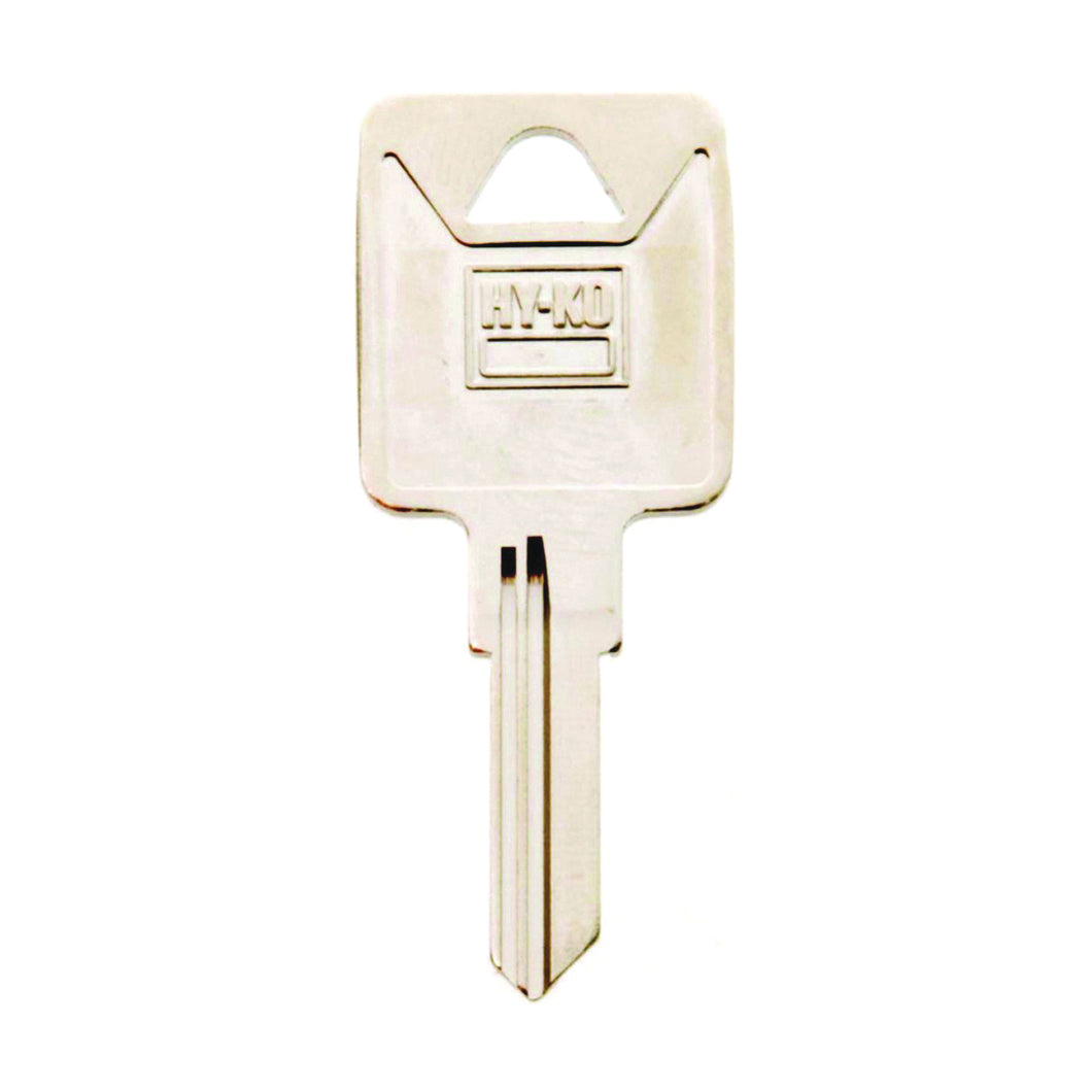 HY-KO 11010TM2 Key Blank, Brass, Nickel, For: Trimark Cabinet, House Locks and Padlocks