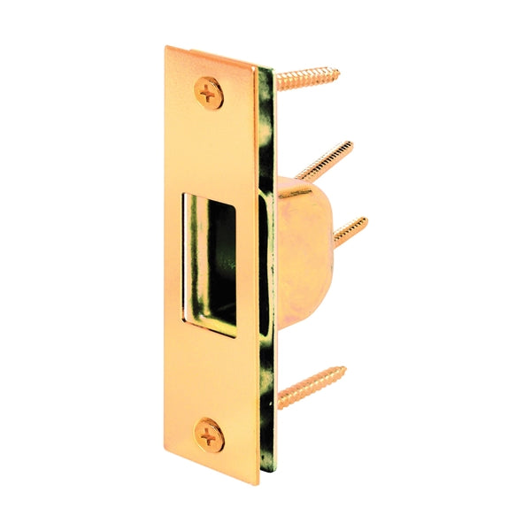 Defender Security U 9539 Security Strike, 4-7/8 in L, 1-1/4 in W, Steel, Brass